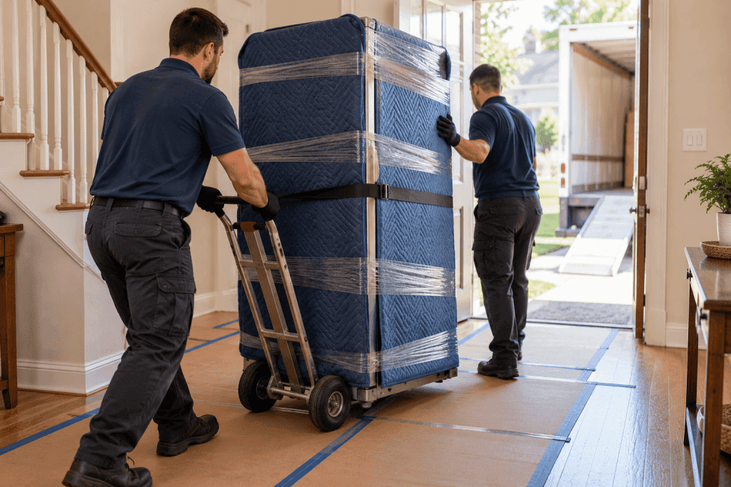 how to transport a fridge dolly